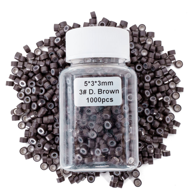 Brown Micro Beads 5x3x3 mm