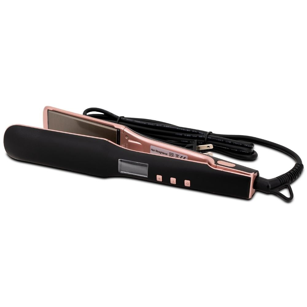 Black 1.75" Unbranded Titanium Flat Iron