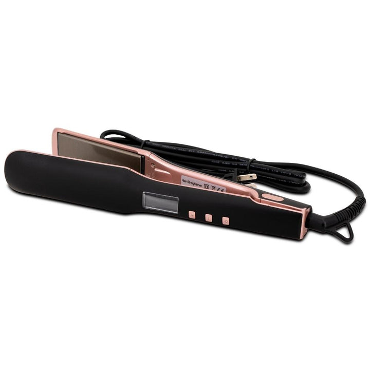Black 1.75" Unbranded Titanium Flat Iron