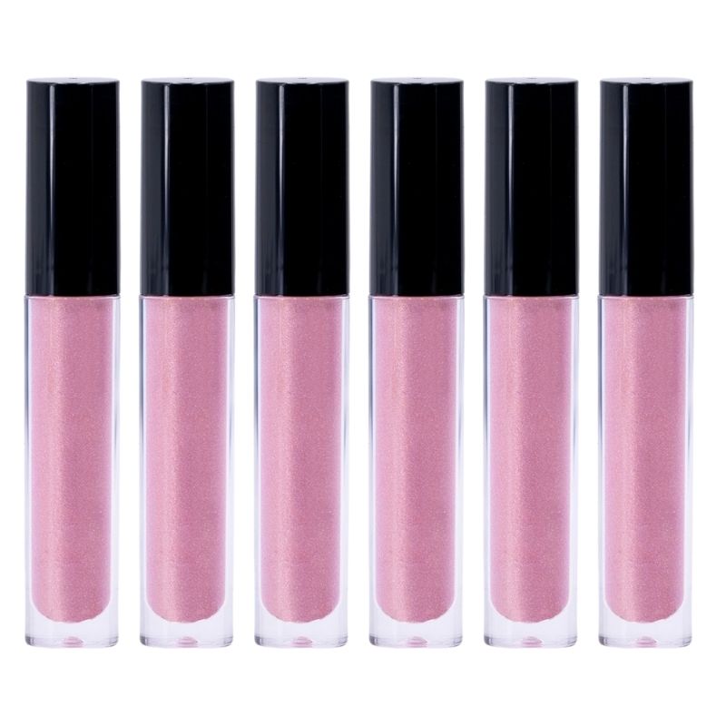 careys pink glitter lipgloss set
